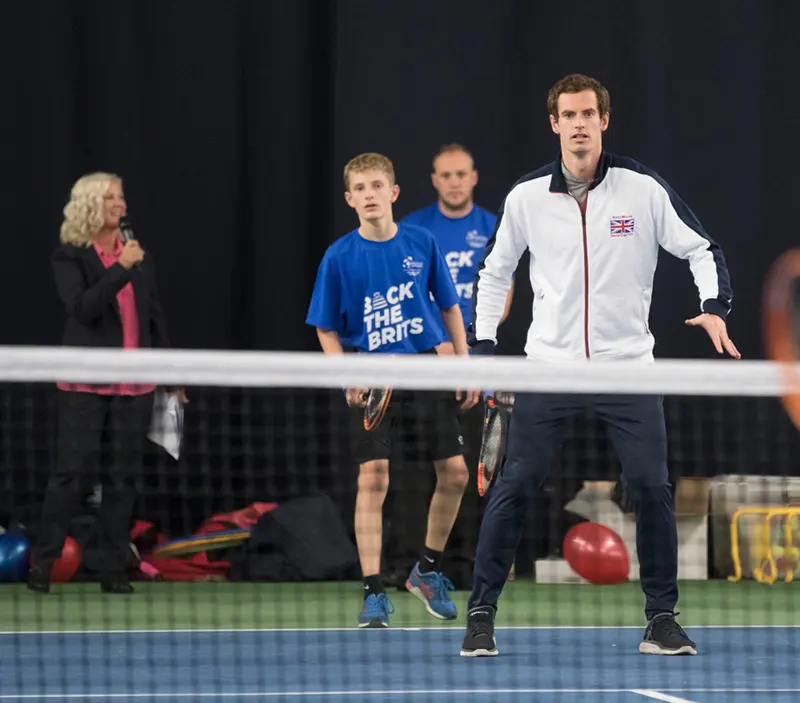 MC at Andy Murray Event